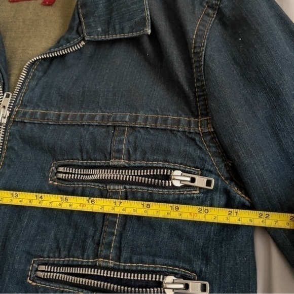 Levi’s Mens Red Engineered Zipper Denim Ja… - Picture 14 of 15